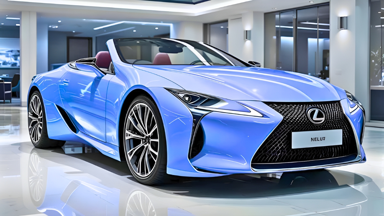 Lexus LC 500 Convertible: Deportivo de Lujo con Techo Retráctil