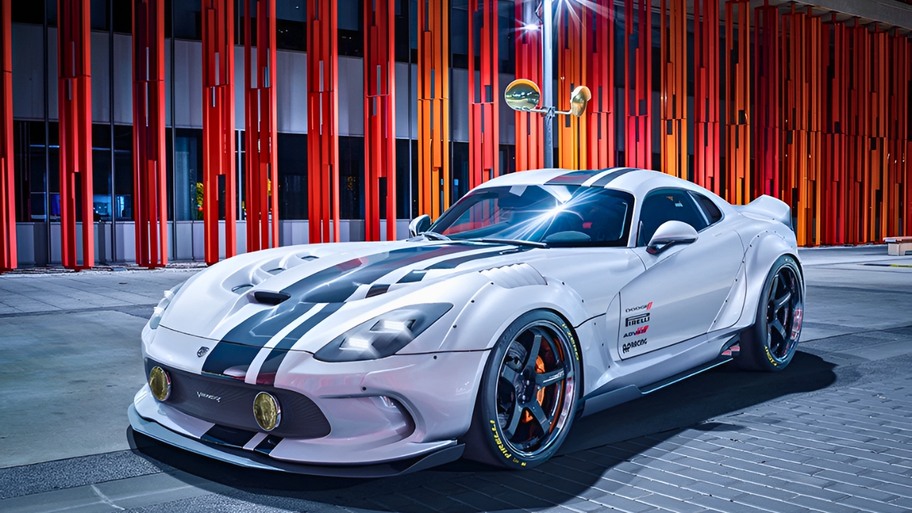 Dodge Viper Wide-Body Concepto por Karan Adivi: Diseño Extremo con Estilo Agresivo y Apariencia Futurista