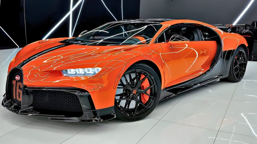 Bugatti Chiron Sport en Color Púrpura: Superdeportivo Premium con Velocidad Máxima y Estilo Impactante