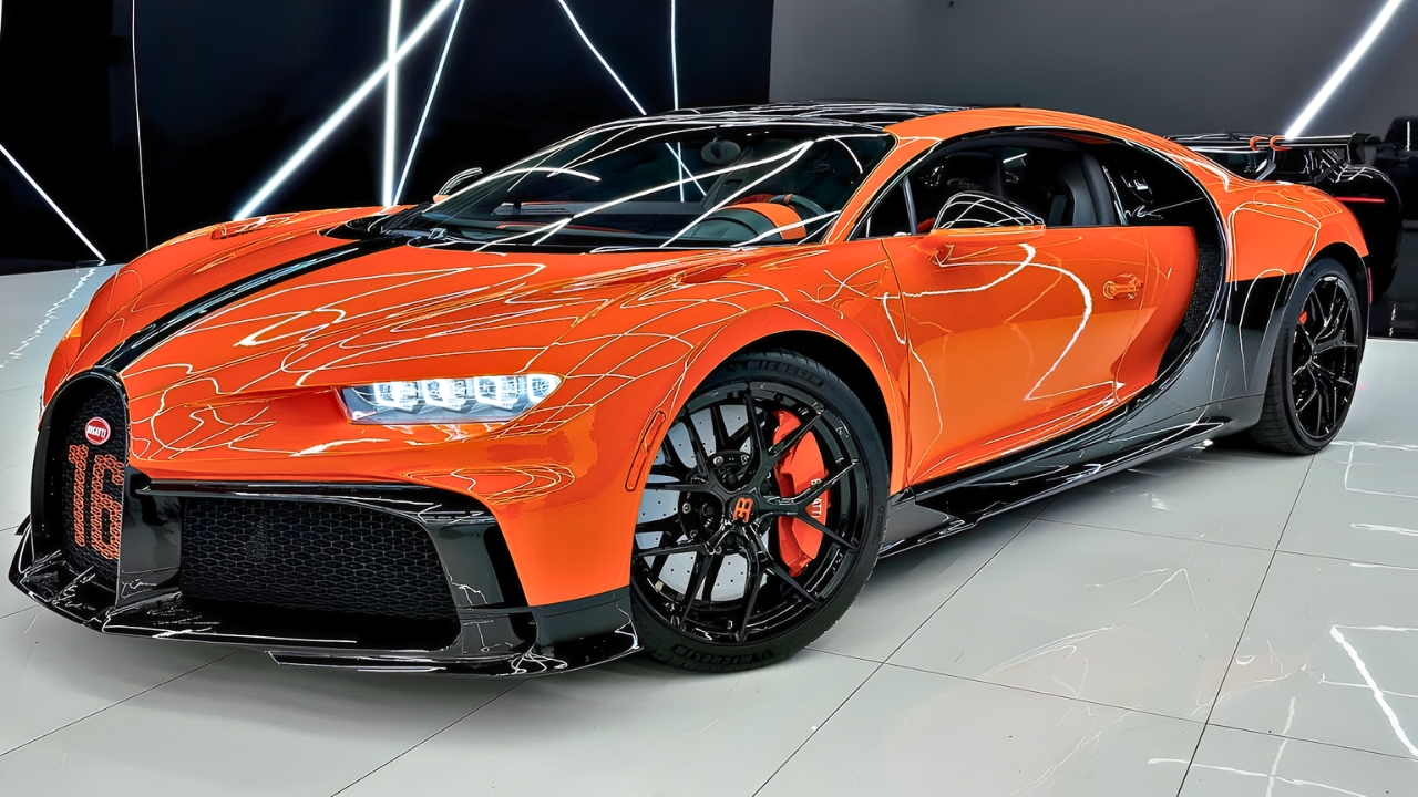 Bugatti Chiron Sport en Color Púrpura: Superdeportivo Premium con Velocidad Máxima y Estilo Impactante