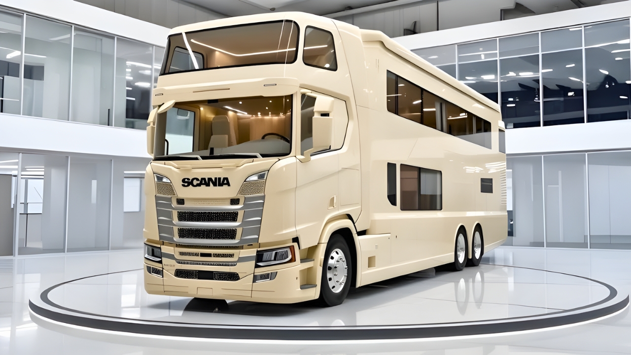 Scania Double Decker 6×6 Motorhome 2026: Autocaravana de Dos Pisos con Tracción Total, Lujo Extremo y Capacidad para Aventuras Off-Road