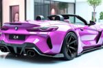 BMW Z4 Roadster Rosa: Deportivo Descapotable con Diseño Elegante y Estilo Llamativo Premium