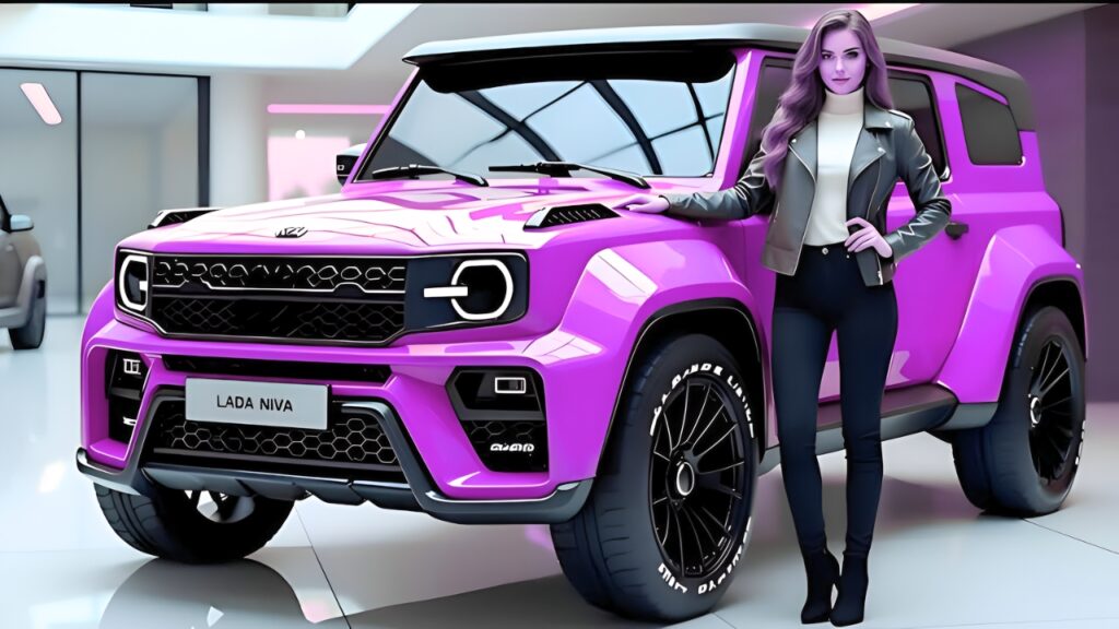 Lada Niva 4x4 2026 Concepto Rosa: SUV Todo Terreno Modificado con Diseño Llamativo y Estilo Moderno