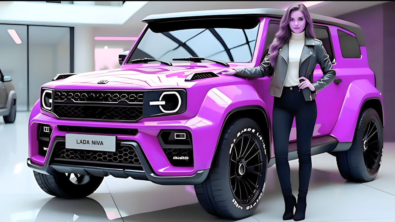 Lada Niva 4x4 2026 Concepto Rosa: SUV Todo Terreno Modificado con Diseño Llamativo y Estilo Moderno