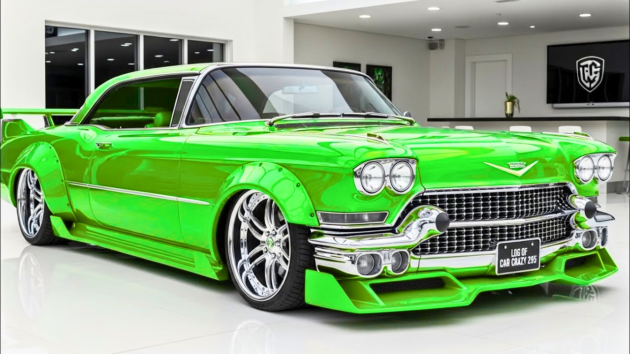 Cadillac Eldorado 1957 Personalizado: Clásico Americano con Diseño Modificado, Estilo Vintage Exclusivo y Lujo Retro para Coleccionistas