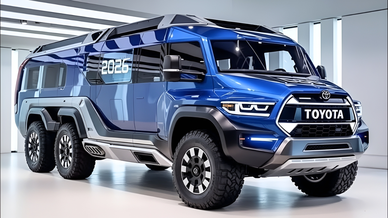 Toyota Concept 6x6 2026: El nuevo vehículo todo terreno extremo con seis ruedas, potencia brutal y diseño futurista