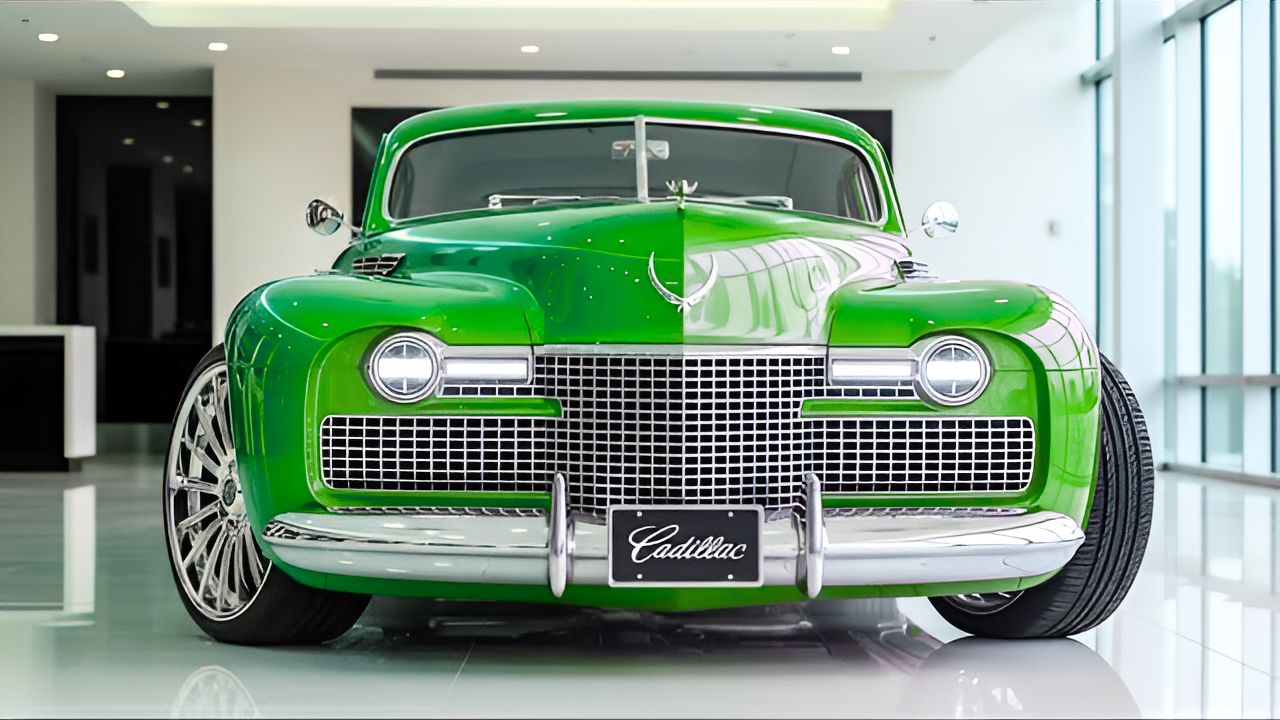 Cadillac Series 62 Coupe 1941: clásico personalizado con diseño moderno y color vibrante
