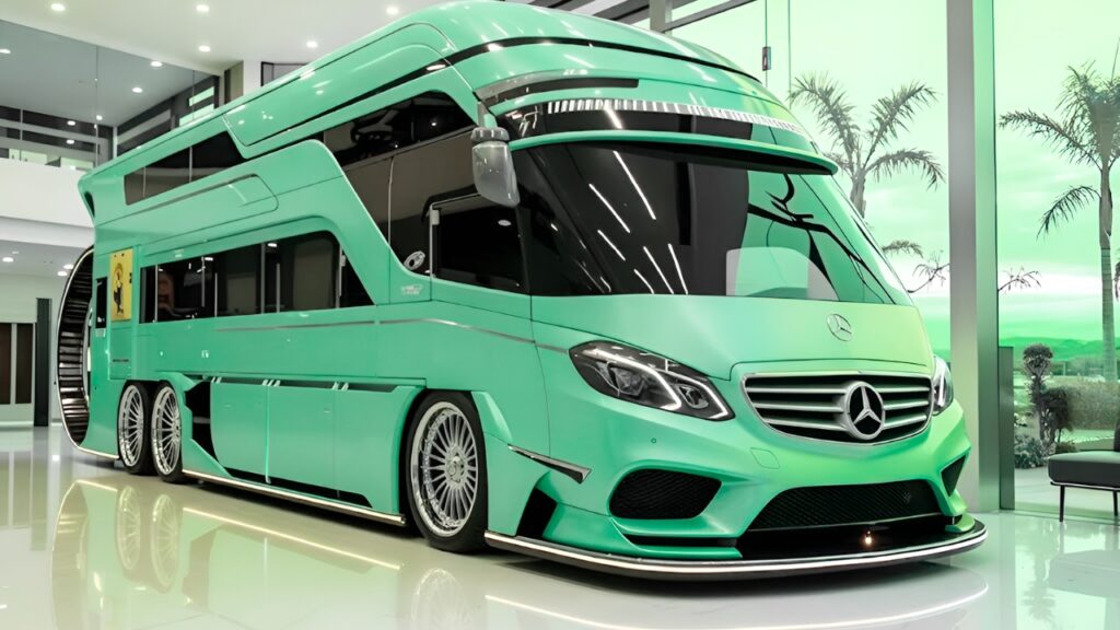 Mercedes-Maybach Motorhome 2026: autocaravana futurista de lujo y máxima comodidad